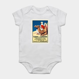 Algeria Netherlands Vintage Travel Poster 1926 Baby Bodysuit